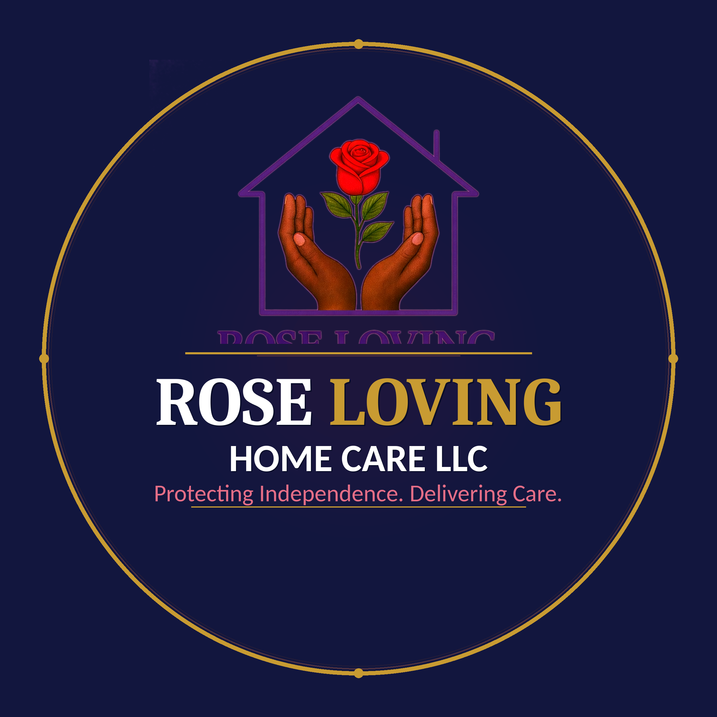 Rose Loving Home Care Logo